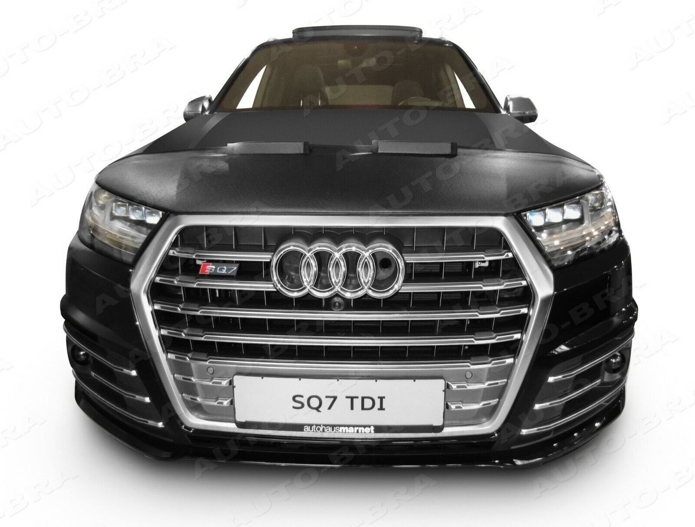 auto-bra Autoplane AB3-00505 Steinschlagschutz für Audi Q7 4M ab 2015 Haubenbra Bild 2