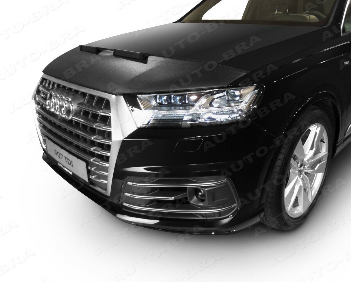 auto-bra Autoplane AB3-00505 Steinschlagschutz für Audi Q7 4M ab 2015 Haubenbra Bild 3