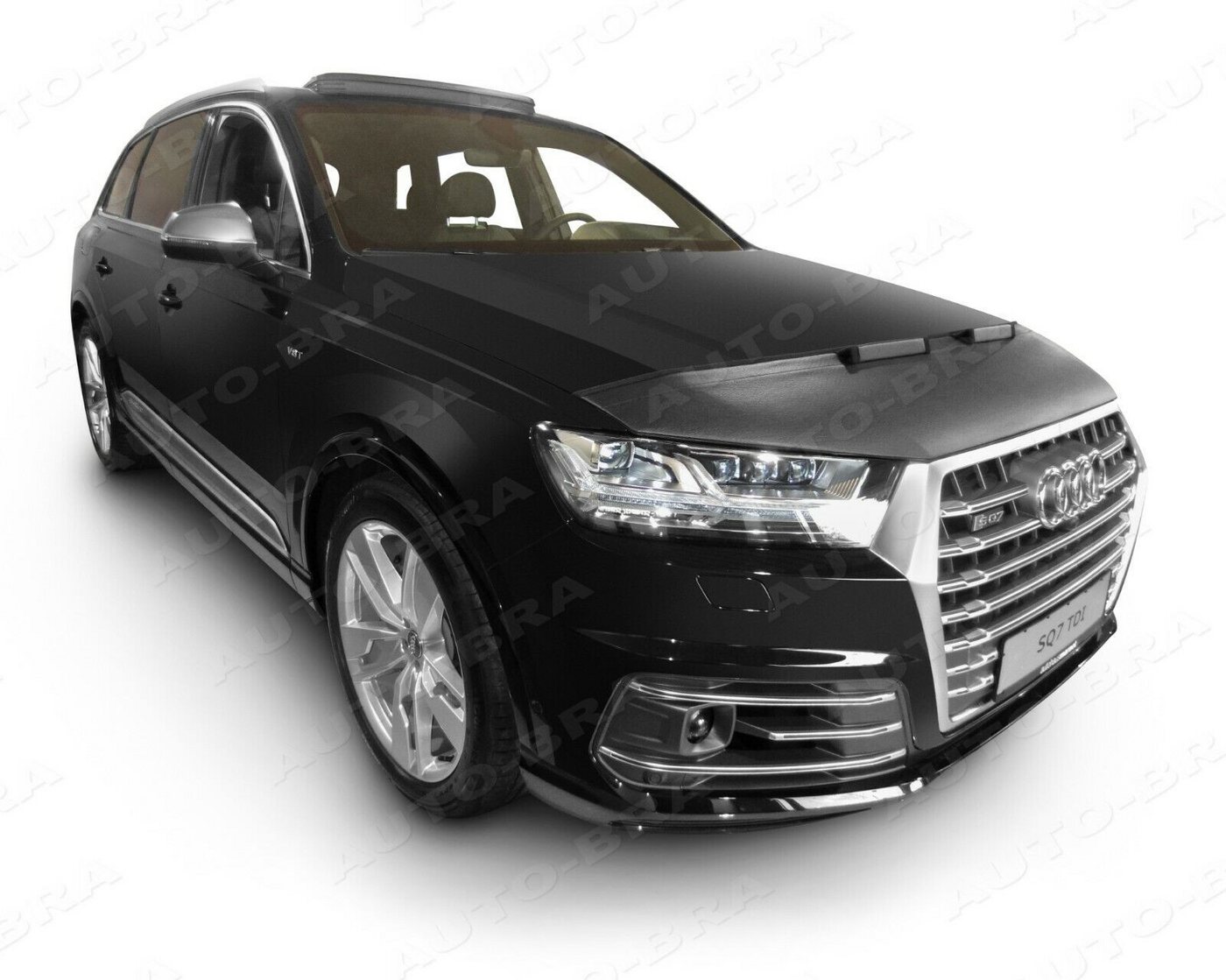 auto-bra Autoplane AB3-00505 Steinschlagschutz für Audi Q7 4M ab 2015 Haubenbra Bild 4