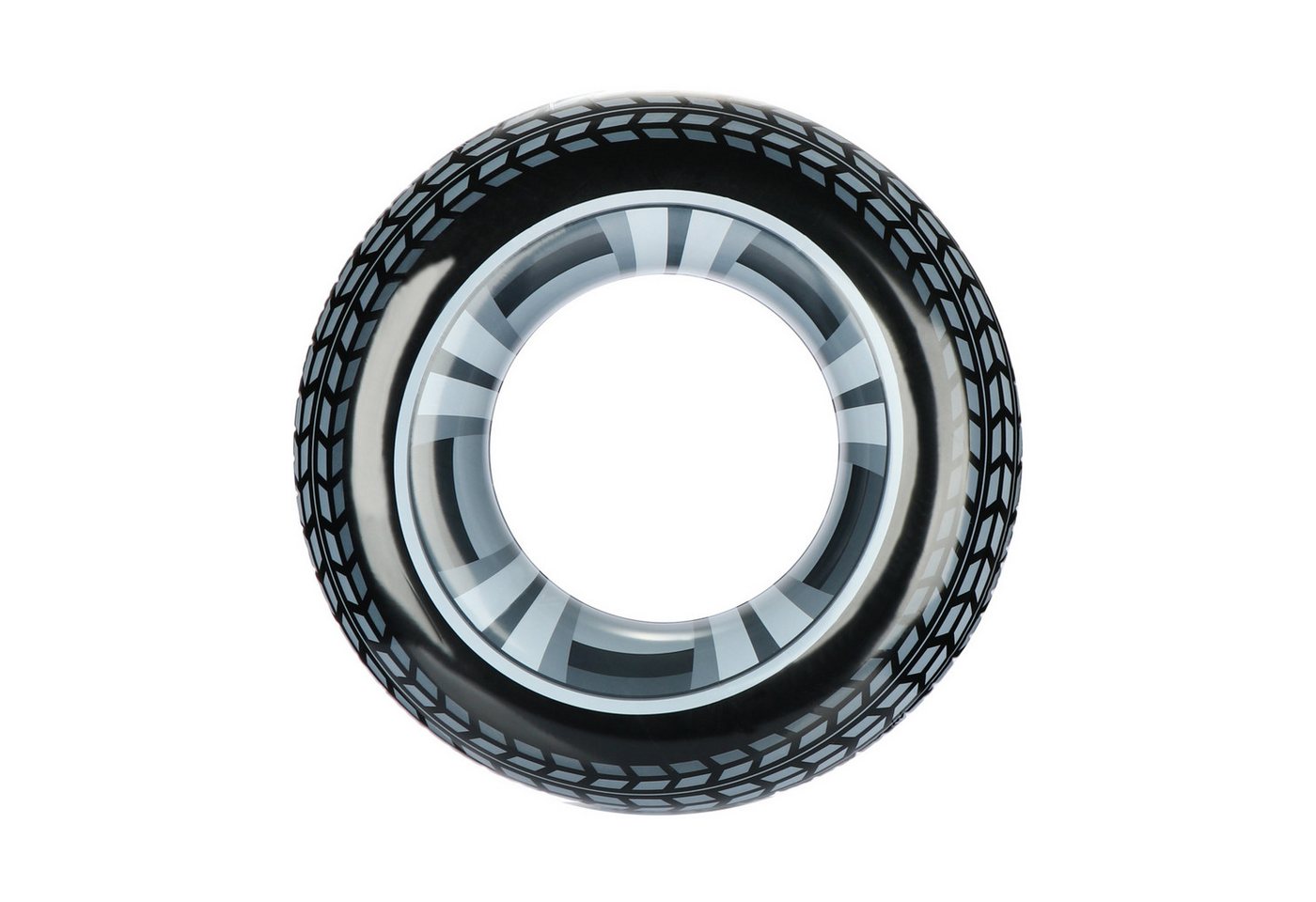 com-four Schwimmring Schwimmreifen als Autoreifen (2-tlg), Aufblasbarer Schwimmring Monster Truck Schwimmreifen Bild 2