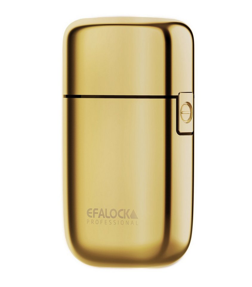 EFALOCK Professional Tools GmbH Elektrorasierer Efalock eGLADIO Folienrasierer Gold - elektrischer Rasierer, Aufbewahrungsbeutel, Reinigungsbürste, Netzteil Bild 3