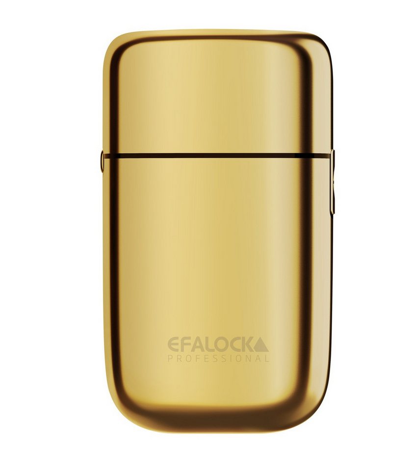 EFALOCK Professional Tools GmbH Elektrorasierer Efalock eGLADIO Folienrasierer Gold - elektrischer Rasierer, Aufbewahrungsbeutel, Reinigungsbürste, Netzteil Bild 5