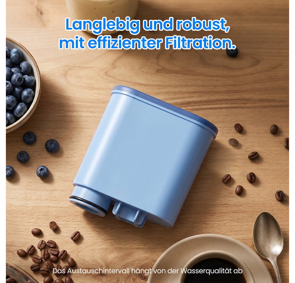 Filswa Wasserfilter für kaffeevollautomat philips aqua clean filter ca6903/22, Zubehör für Philips AquaClean Filter CA6903/00, CA6903/01, CA6903/99, CA6903-00, CA6903-01, CA6903-99, CA6903 Kartuschen. Kompatibel mit Philips 1200, 2200, 3200, 5400 series.