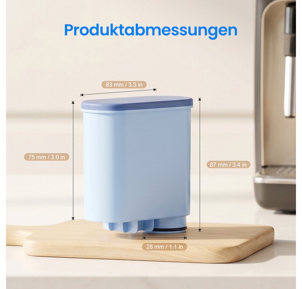 Filswa Wasserfilter für kaffeevollautomat philips aqua clean filter ca6903/22, Zubehör für Philips AquaClean Filter CA6903/00, CA6903/01, CA6903/99, CA6903-00, CA6903-01, CA6903-99, CA6903 Kartuschen. Kompatibel mit Philips 1200, 2200, 3200, 5400 series. Bild 4