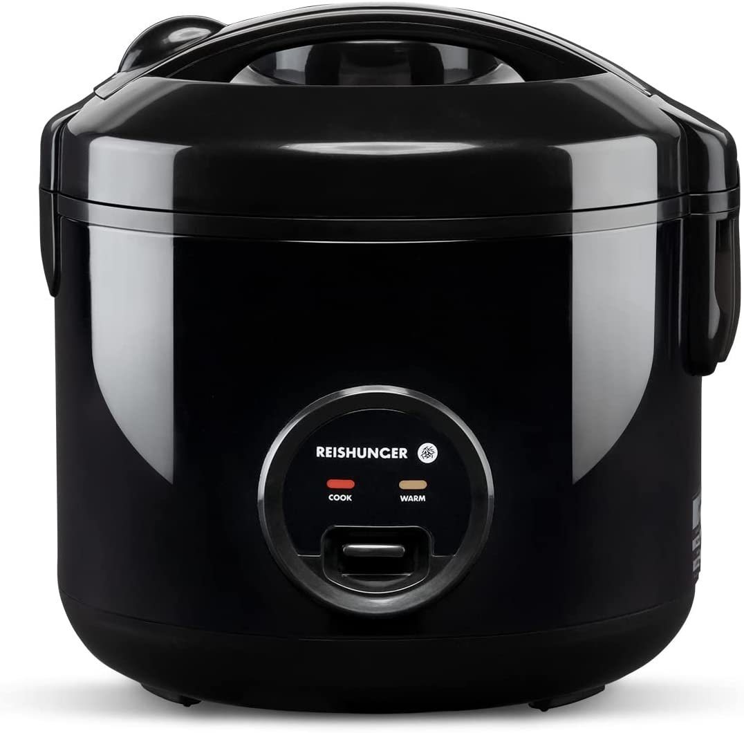 Reishunger Reiskocher Basismodell – 1,2 L – Für 1-6 Personen – Zubereitung ohne Anbrennen –, 500 W, Mit Dampfgarfunktion & Warmhaltefunktion Bild 3