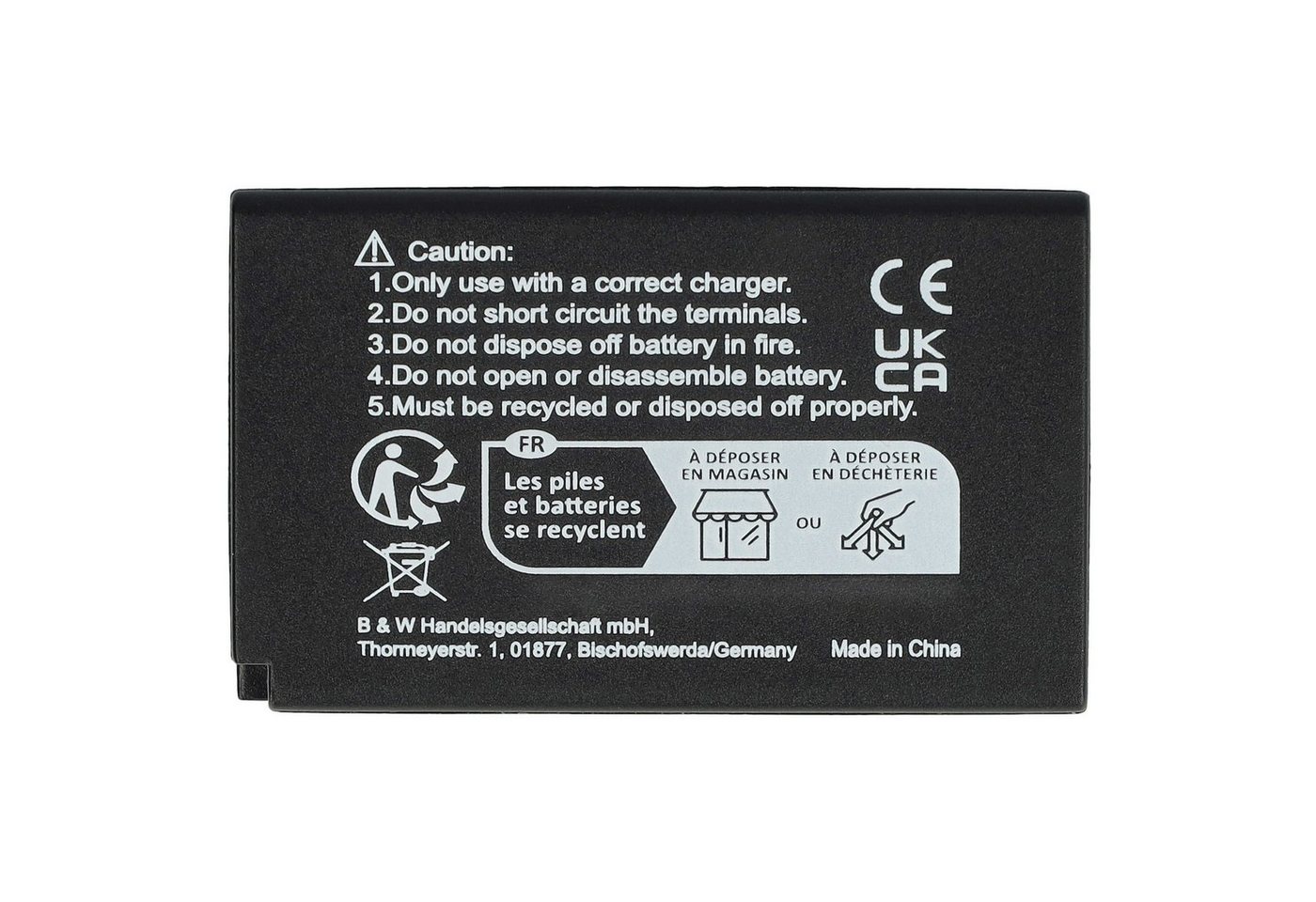 vhbw Akku Ersatz für Nikon EN-EL20a, EN-EL20 für Kamera / Foto / Kamera-Akku Akku Li-Ion 850 mAh (7,4 V, 1 St), Leistungsfähiger Austausch-Akku für Digitalkamera, Spiegelreflexkamera Bild 3