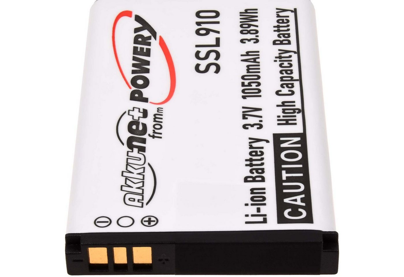 Powery Akku für Siemens gigaset SL910 Akku 1050 mAh (3.7 V)