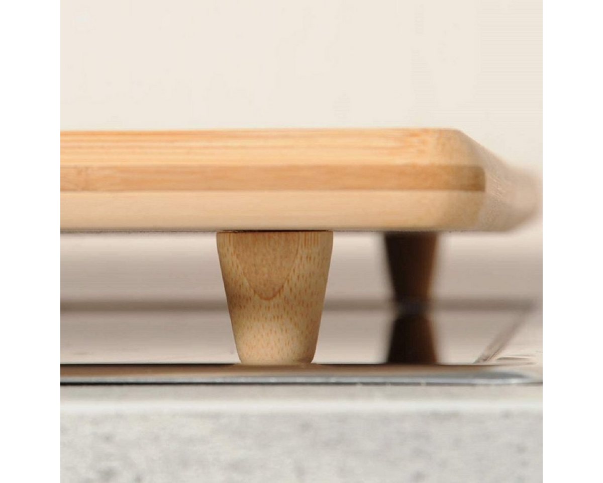 Neustanlo Schneide- und Abdeckplatte XXL Schneide- und Abdeckplatte aus Bambusholz für große Flächen, robust & stilvoll, funktional & dekorativ, ideal für Arbeitsflächen Bild 2