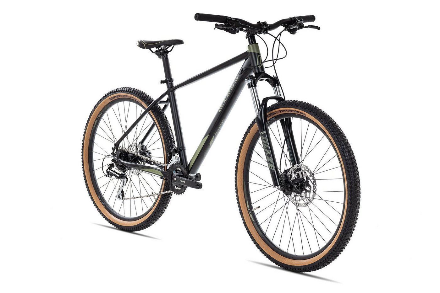 Axess Mountainbike KEEDO, 16 Gang Shimano Acera M3020 8 speed Schaltwerk, Kettenschaltung, MTB-Hardtail Herrenrad 29 Zoll schwarz/grau Bild 3