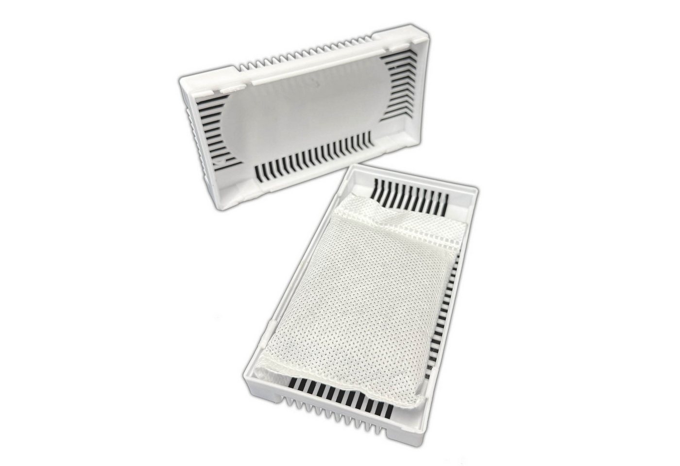 HAC24 Granulat-Luftentfeuchter 10x Kühlschrank Entfeuchter Trockner Lufterfrischer Geruchsentferner, Box gegen Gerüche Feuchtigkeit & Schimmel
