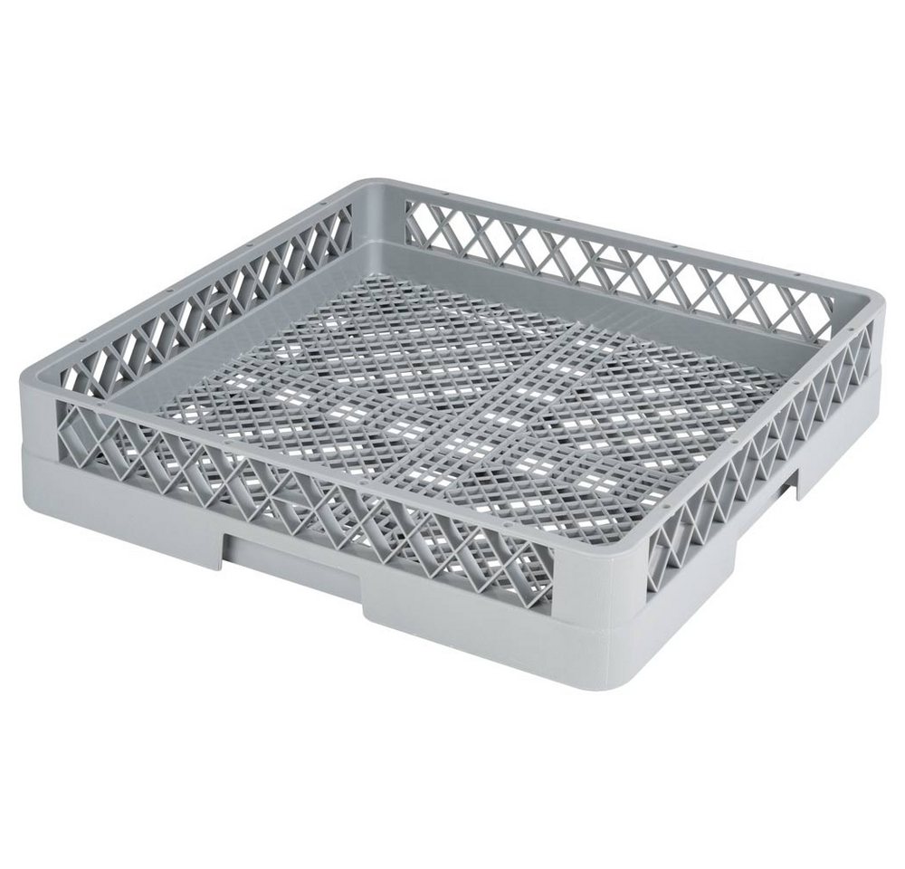 Morleos Geschirrspüleinsatz Gastro Besteckspülkorb 50x50 cm für Profi Spülmaschinen, Zubehör für für Geschirrspüler, Gastro Spülkorb für Besteck ohne Einteilung (feinmaschig)