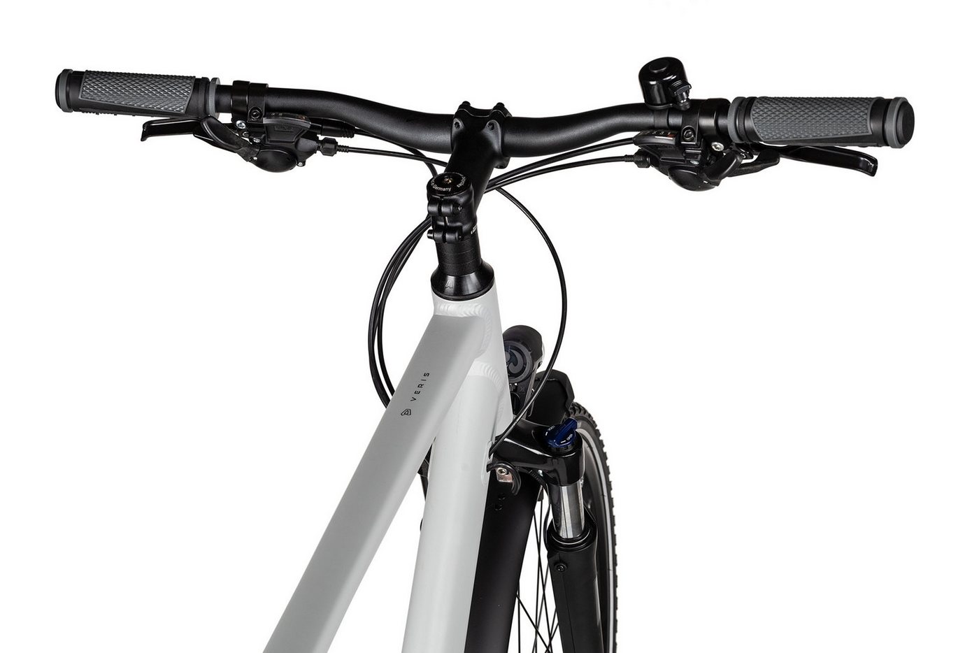 Axess Crossrad VERIS STREET, 27 Gang Shimano RD-Alivio M3100-9 Schaltwerk, Kettenschaltung, Herrenrad 28 Zoll 27-Gang weiß Bild 2