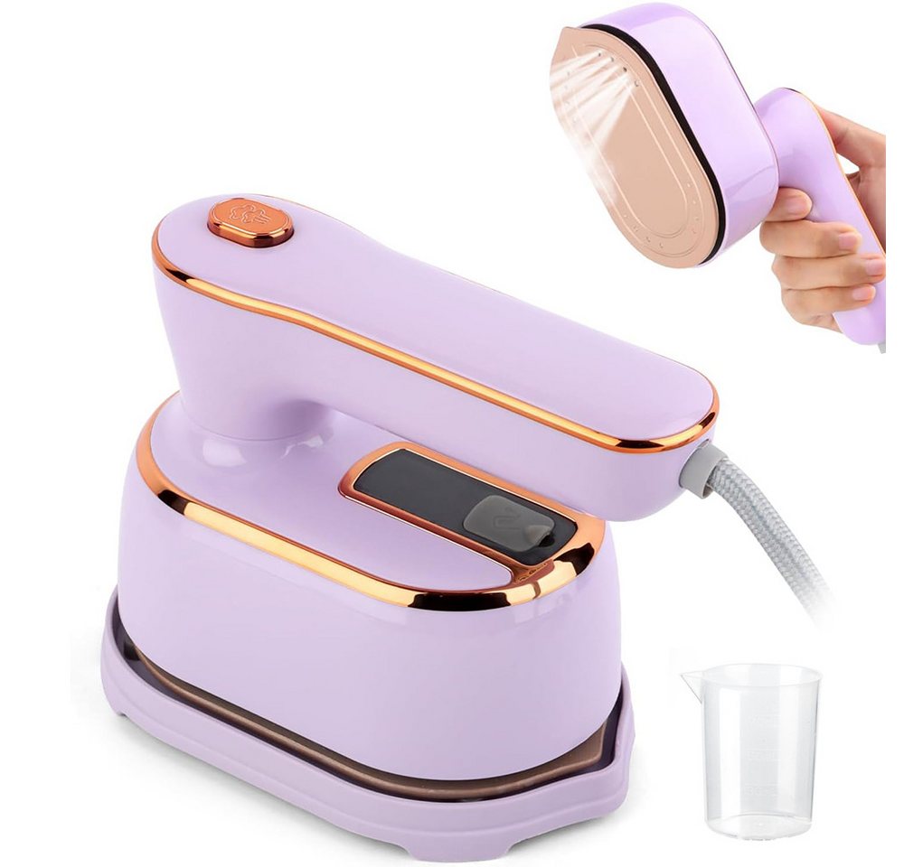 TUWENA Dampfbügeleisen Dampfbügeleisen, 180° Faltbares Handdampfbügler, Mini Reisebügeleisen, 20 Sekunden Schnelles Aufheizen für Zuhause und Reisegebrauch