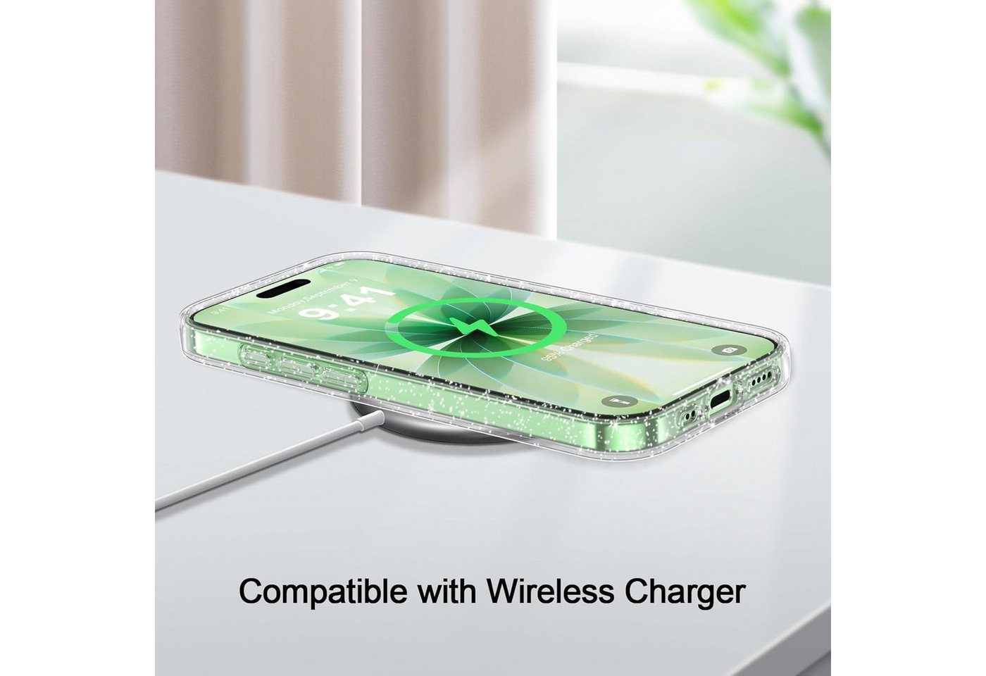 LuxusKollektion Handyhülle Handyhülle iPhone 17 Klar Glitzer TPU Stoßfest iphone 17 Trasparente Bild 2