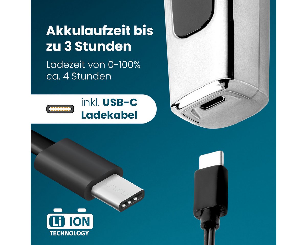 ProfiCare Haar- und Bartschneider PC-HSM/R 3143, Profi Haarschneidemaschine 3-12mm, 5 Scherköpfe Bild 3