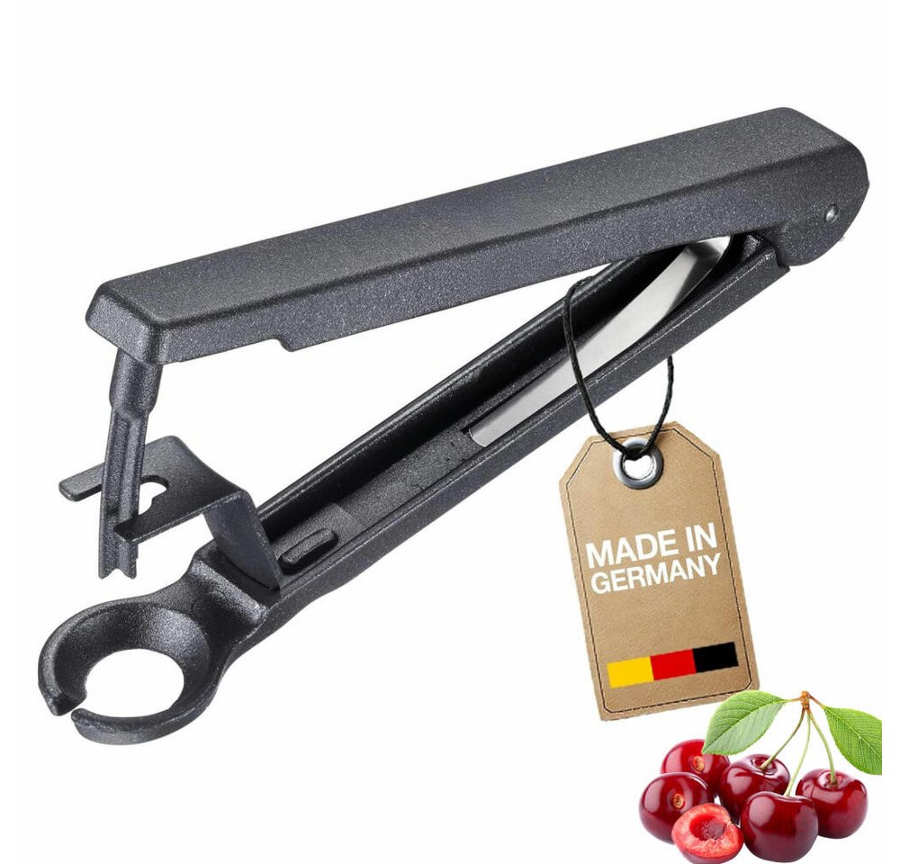 WESTMARK Entkerner für Kirschen, Aluminium, Kernex, Black Edition, Kirschentkerner/-entst, Aluminium, Made in Germany, spülmaschinengeeignet, lebensmittelecht Bild 3