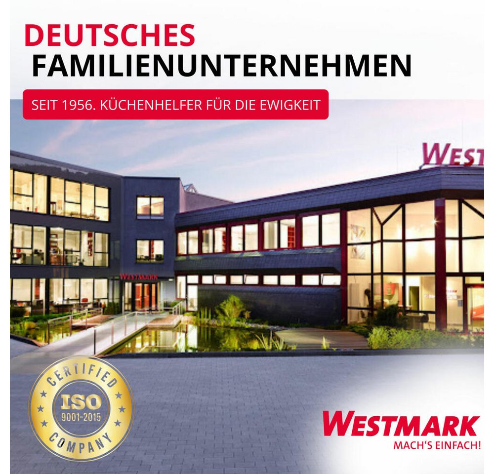 WESTMARK Entkerner für Kirschen, Aluminium, Kernex, Black Edition, Kirschentkerner/-entst, Aluminium, Made in Germany, spülmaschinengeeignet, lebensmittelecht Bild 4