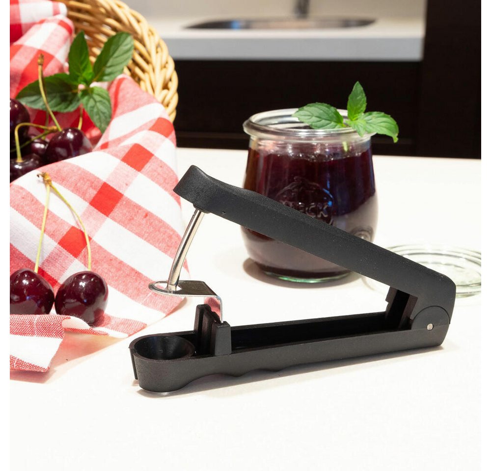 WESTMARK Entkerner für Kirschen, Kernetto, Schwarz, Kirschentkerner/-entsteiner, PA, Edelstahl, Made in Germany, spülmaschinengeeignet, BPA-frei, rostfrei Bild 5
