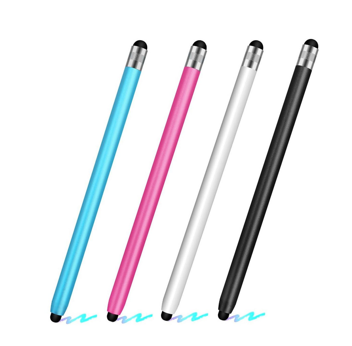 SpionProfi Eingabestift 4x Eingabestift Touchstift Handy Tablet Smartphone Universal TouchPen (1-St) 4x Universal Eingabestift für präzises Tippen auf Touchscreen-Geräten Bild 5