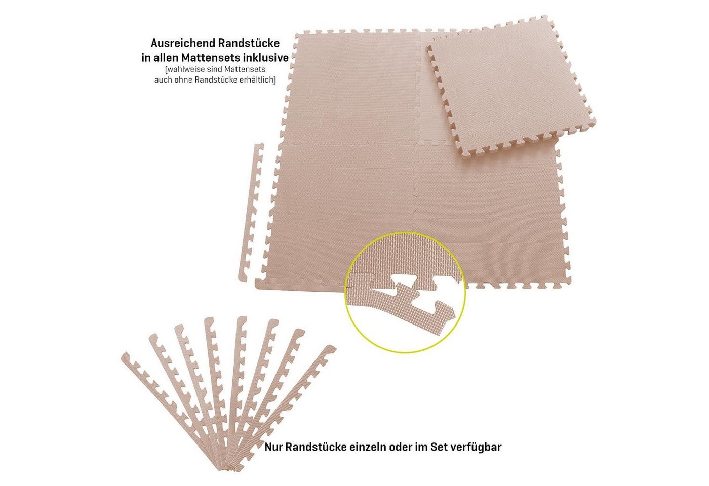 Sporttrend 24 Bodenmatte 4 Schutzmatten, 1,44qm (4-St), Bodenmatte Bild 4