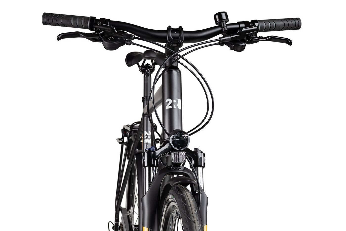 2R Manufaktur Trekkingrad TRS30, 30 Gang Shimano RD-T6000 Deore-10 Schaltwerk, Kettenschaltung, Trekkingfahrrad 28 Zoll Herren schwarz/grau