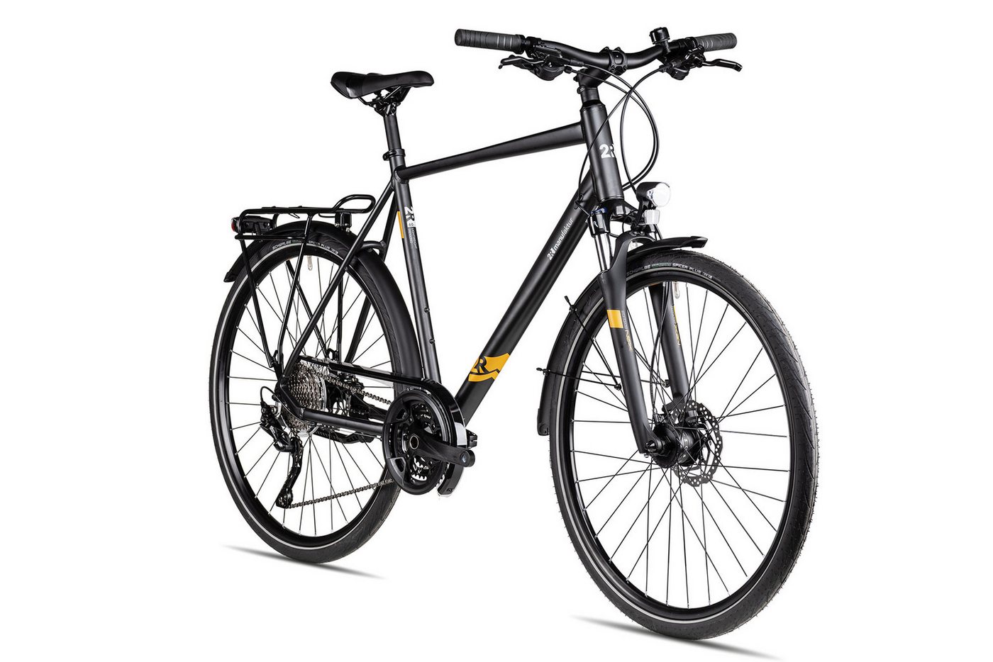 2R Manufaktur Trekkingrad TRS30, 30 Gang Shimano RD-T6000 Deore-10 Schaltwerk, Kettenschaltung, Trekkingfahrrad 28 Zoll Herren schwarz/grau Bild 3
