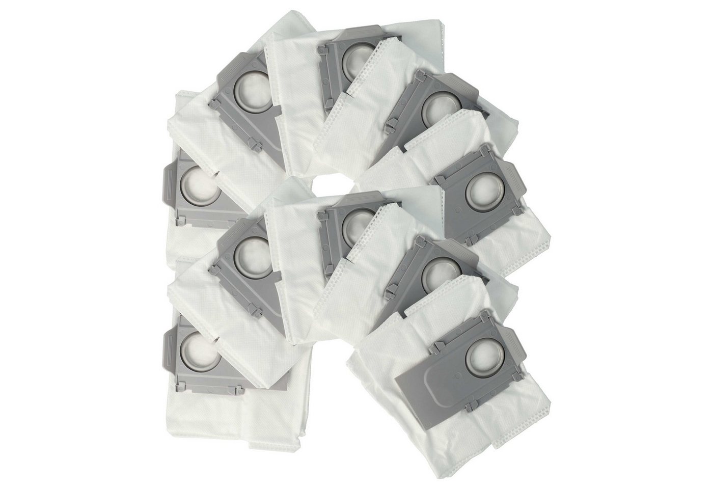vhbw Staubsaugerbeutel passend für Roborock Q5, G10S, G10PRO, Q7, Q7+, Q5+, S7 MaxV, Q7max+, 10 St.