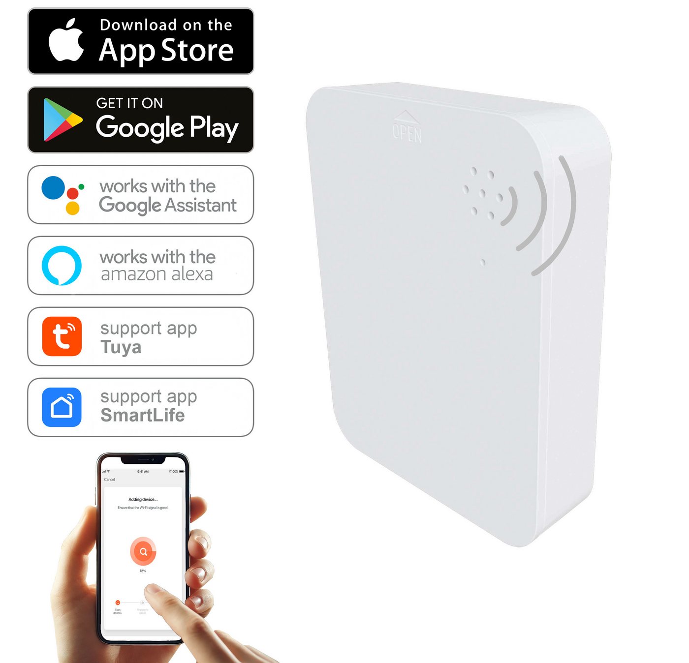 Northpoint Wifi Wassermelder Tuya App 2er-Set für Keller Küche & Bad Wassermelder Bild 3