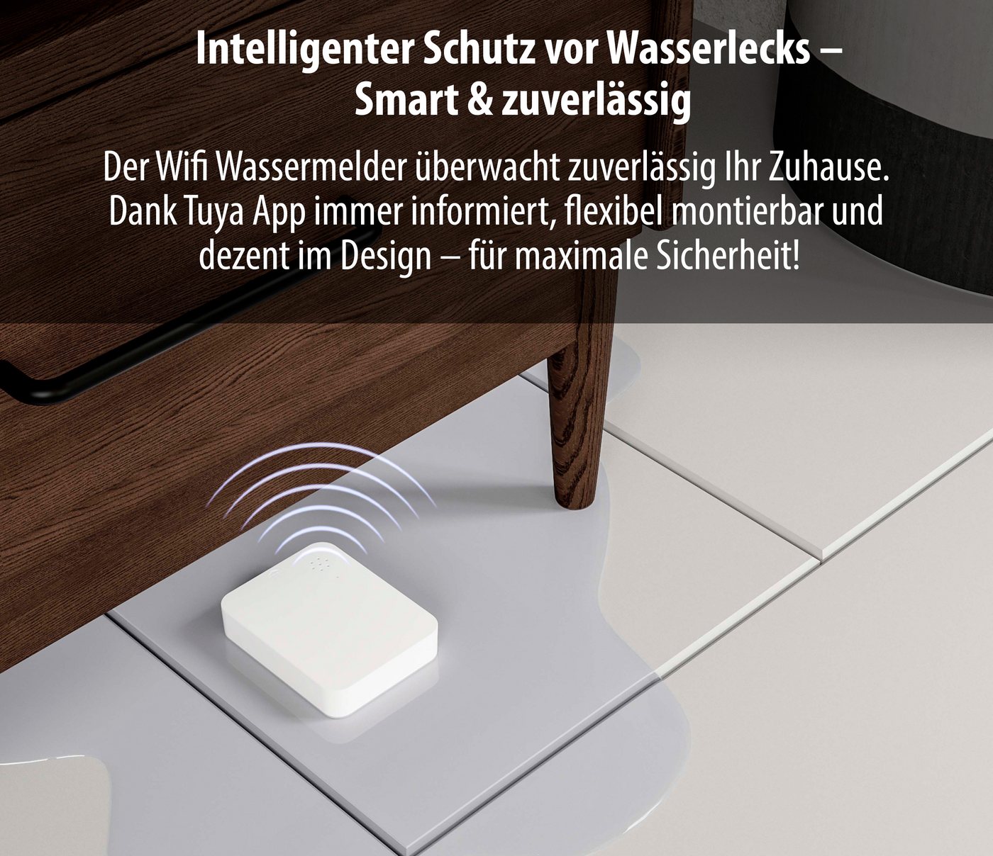Northpoint Wifi Wassermelder Tuya App 2er-Set für Keller Küche & Bad Wassermelder Bild 5
