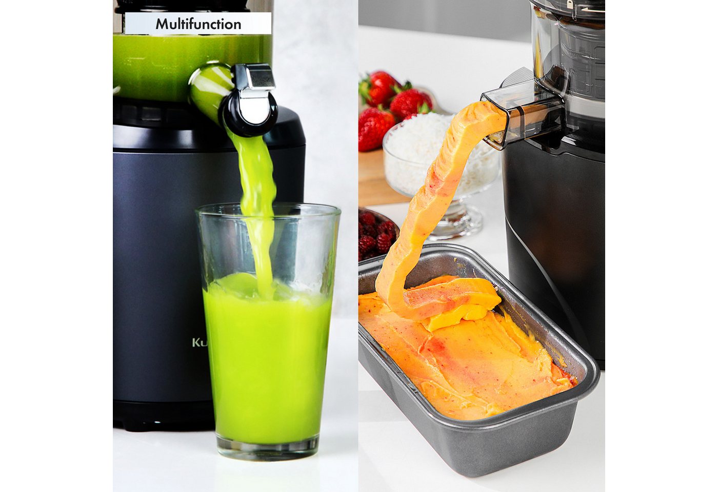 Kuvings Entsafter AUTO6 HANDS-FREE SLOW JUICER (KHS-660SE), 200 W, 1.700-ml-Auto-Hopper Bild 2
