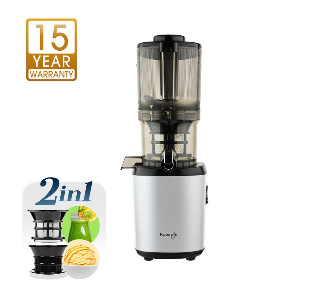 Kuvings Entsafter AUTO6 HANDS-FREE SLOW JUICER (KHS-660SE), 200 W, 1.700-ml-Auto-Hopper Bild 5