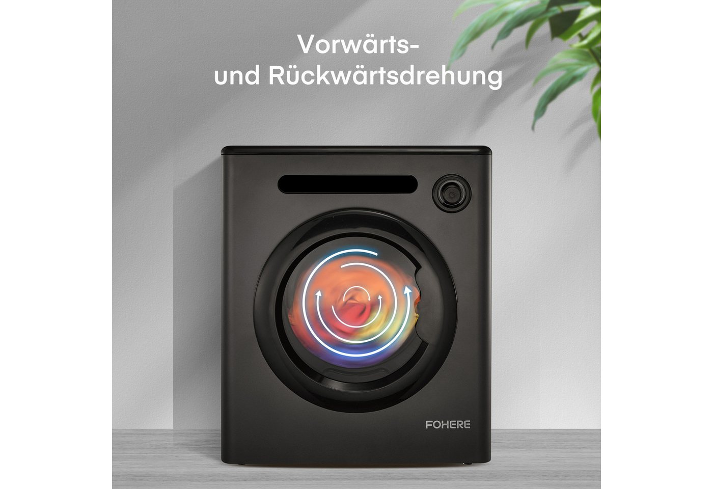 FOHERE Ablufttrockner MDM-GYJ, Iintelligente Trocknung, 1200W Bild 2