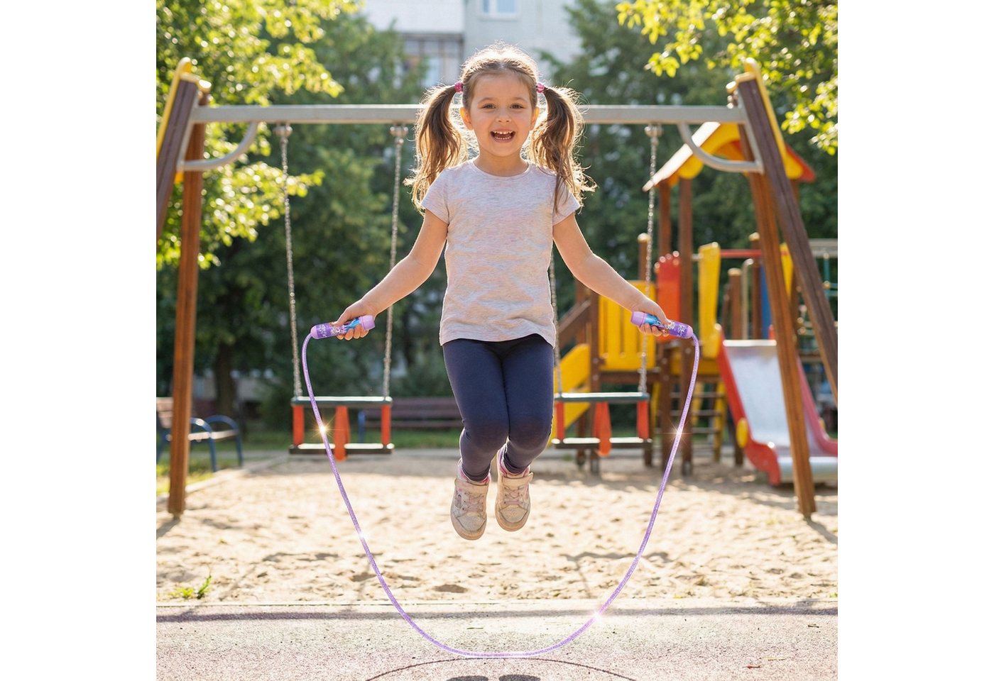 Disney Frozen Springseil Disney Frozen – Springseil für Mädchen, 2,4 m lang Bild 3