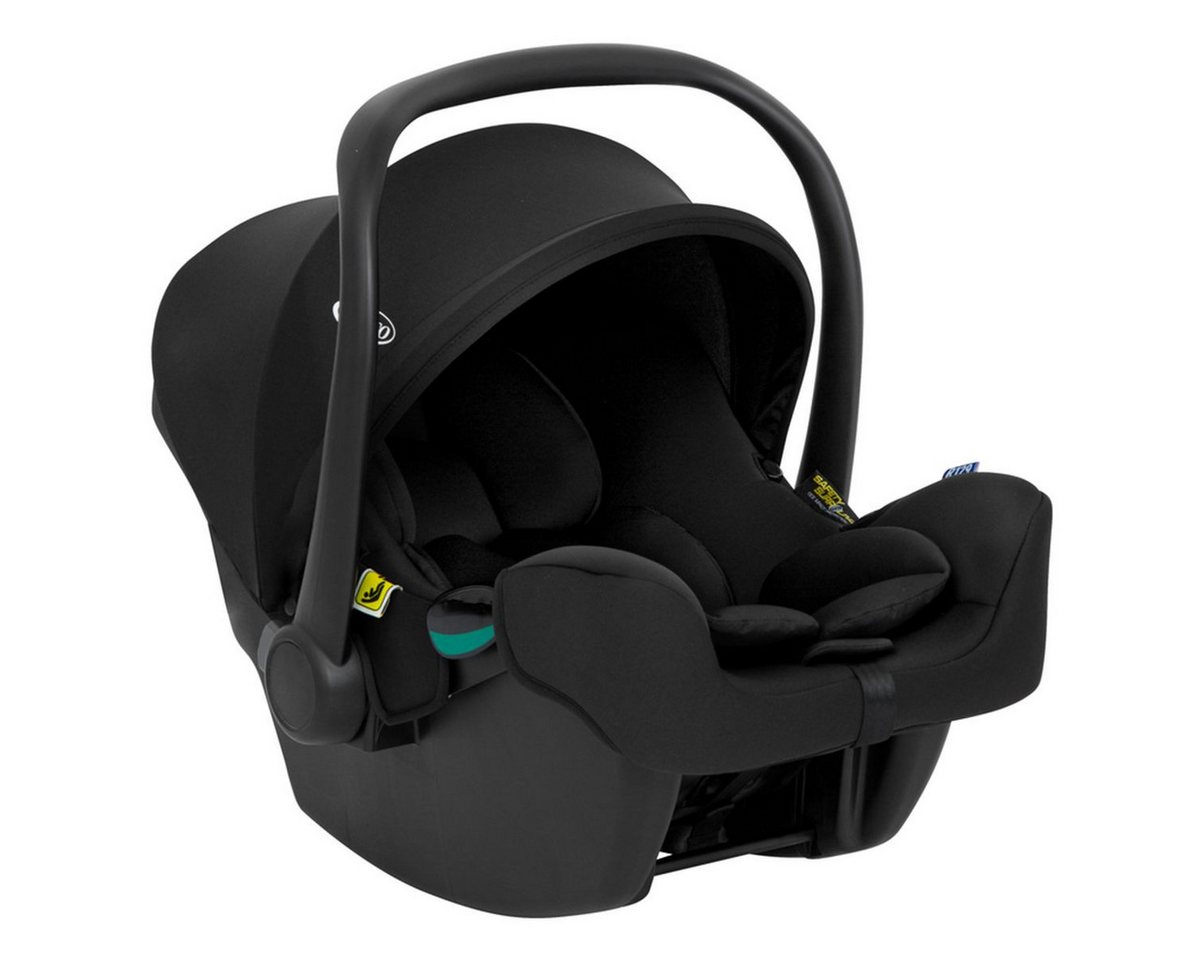 Graco Babyschale SnugLite - Midnight, Baby Autositz ab Geburt - 13 kg (40 cm - 75 cm) mit Sitzverkleinerer