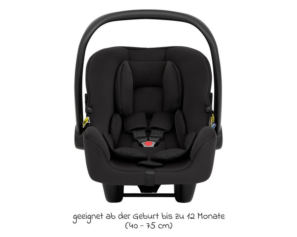 Graco Babyschale SnugLite - Midnight, Baby Autositz ab Geburt - 13 kg (40 cm - 75 cm) mit Sitzverkleinerer Bild 4
