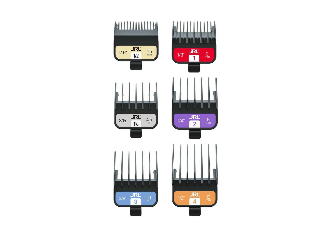 JRL Haarschneider JRL Clipper Aufsteckkamm Set - Guard 5