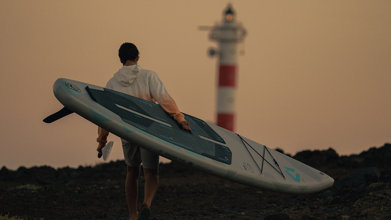 DuoTone SUP-Board DUOTONE RAVEN AIR SLS 12'6 Touring iSUP SUP Board leicht 7,9 kg SUP Bild 4
