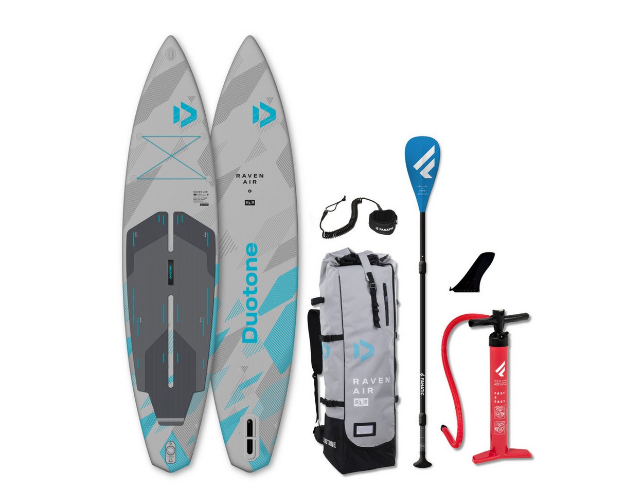 DuoTone SUP-Board DUOTONE RAVEN AIR SLS 12'6 Touring iSUP SUP Board leicht 7,9 kg SUP Bild 5