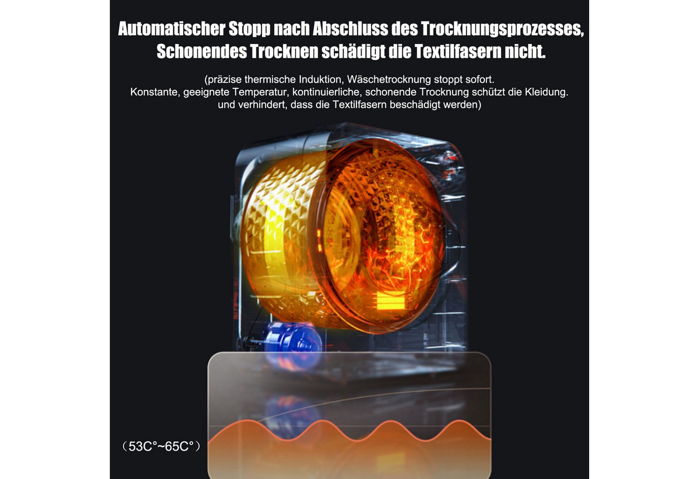LALAHO Ablufttrockner GDZ40-428E