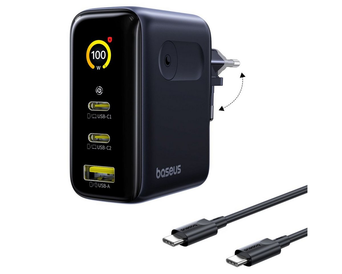 Baseus PicoGo AE21 Charger 2C+A 100W + Type-C 1.5m USB-Ladegerät Bild 2
