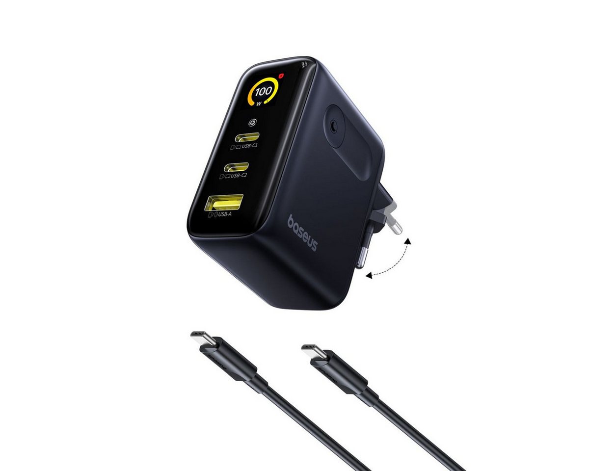 Baseus PicoGo AE21 Charger 2C+A 100W + Type-C 1.5m USB-Ladegerät Bild 5