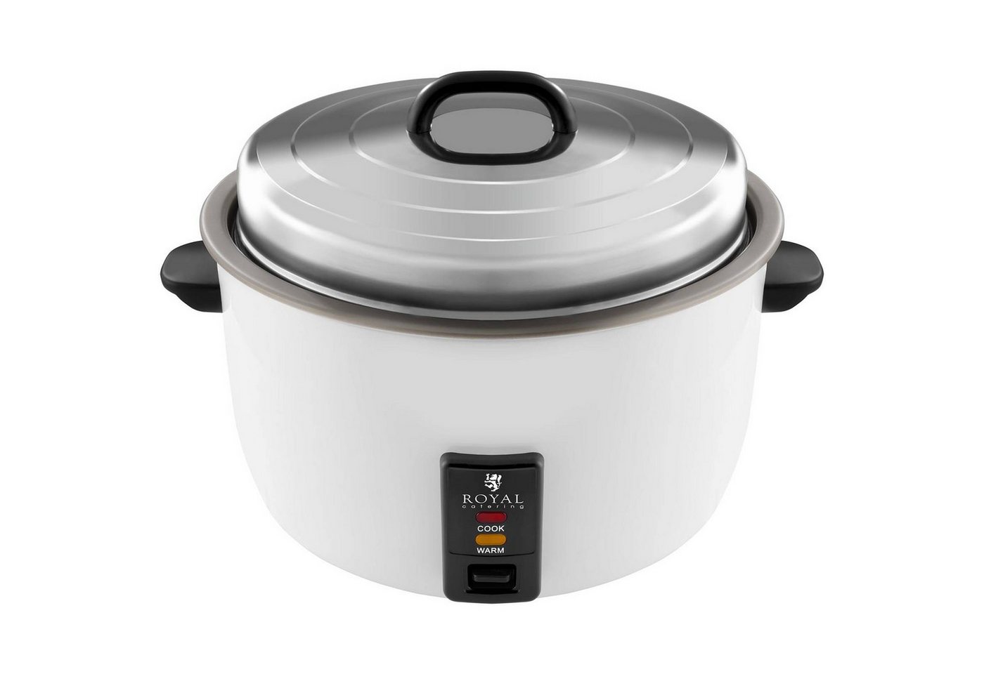 Royal Catering Reiskocher 23 L Multikocher Gastro Dampfgarer Schnellkochtopf Warmhaltefunktion, 3000 W