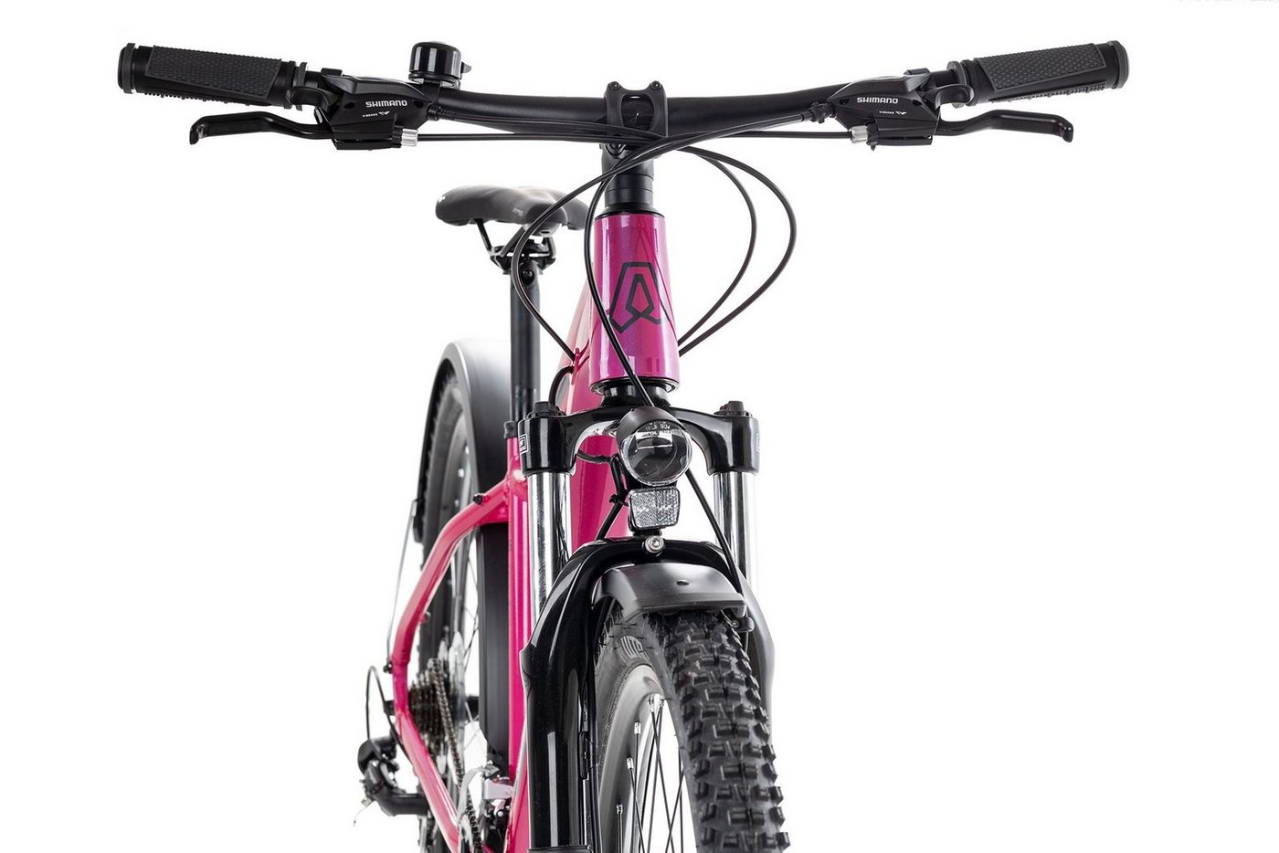 Axess Mountainbike MEEA ATB, 14 Gang Shimano RD-TX800-7 Schaltwerk, Kettenschaltung, MTB-Hardtail Damenrad 29 Zoll violett/rosa Bild 5