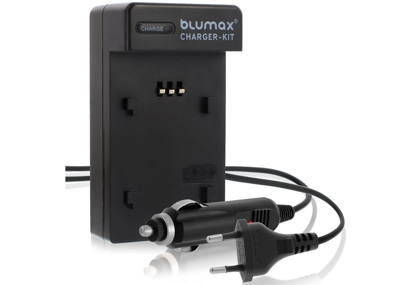 Blumax Ladegerät für Canon NB-1LH, NB-3LH, NB-3L IXUS 500 430 400 330 V3 V2 Kamera-Akku Bild 2