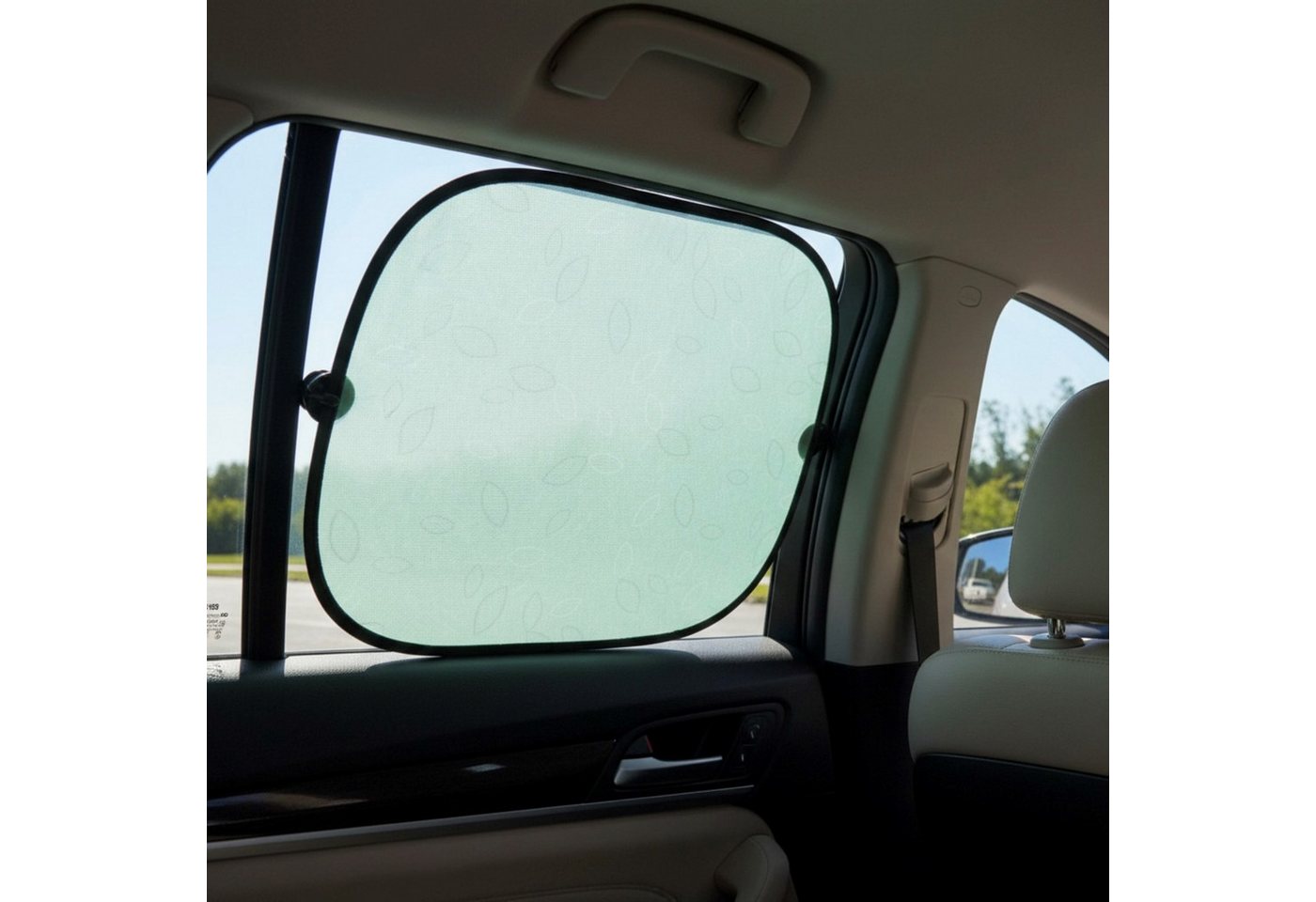 HAC24 Autosonnenschutz Auto Sonnenblende Seitenfenster UV Sonnenschutz Baby Kinder, 44 x 36,5 cm, (Set, 4-St), inkl. Saugnäpfe