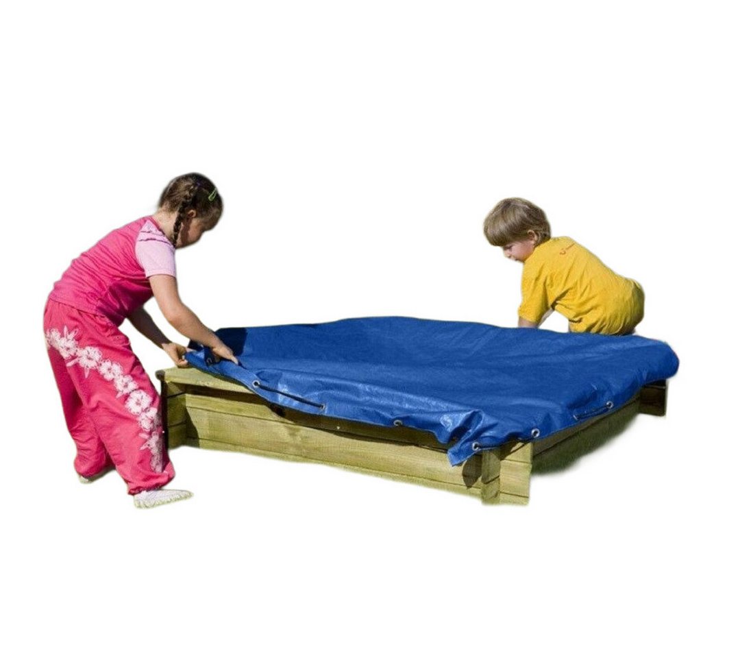 Gartenpirat Sandkasten-Abdeckplane Schutzhülle mit Schnur Abdeckplane für Sandkasten Abdeckung, Passende Abdeckplane, mit Kordel, Wasserabweisend, Stabiles PE-Gewebe
