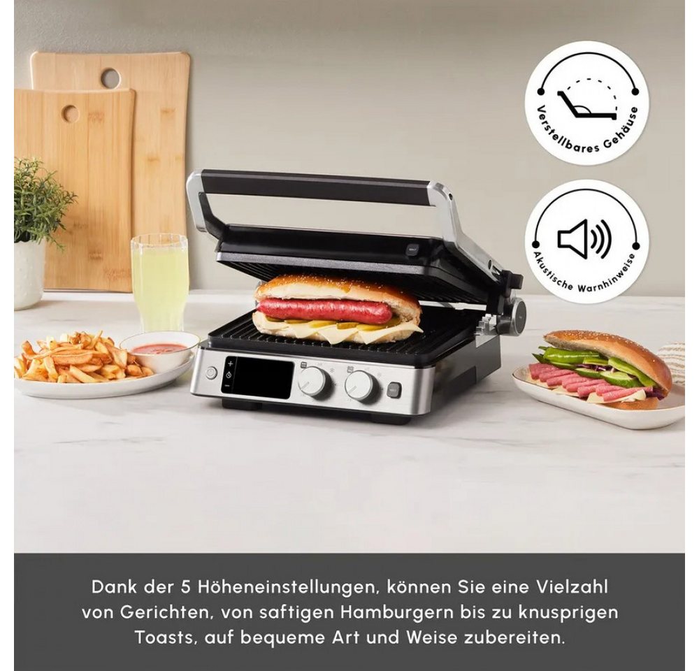Karaca Toaster Karaca Compact Stahl Inox 2008 Grill- und Toastmaschine 2000 W Bild 5
