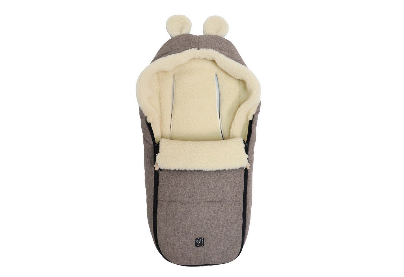 Kaiser Fußsack Hoody Maus Wool, Babyschalenfußsack