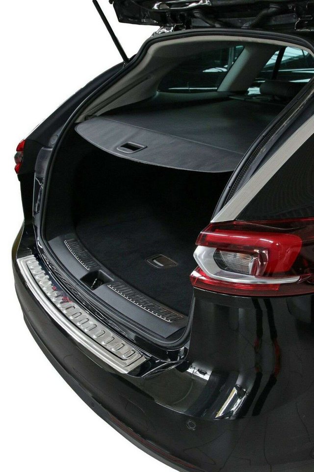 RECAMBO Ladekantenschutz für OPEL INSIGNIA B SPORTS TOURER ab BJ 2017> Stoßstangenschutz, V2A rostfrei, Exklusive Optik, praktischer Schutz & perfekte Passform Bild 5