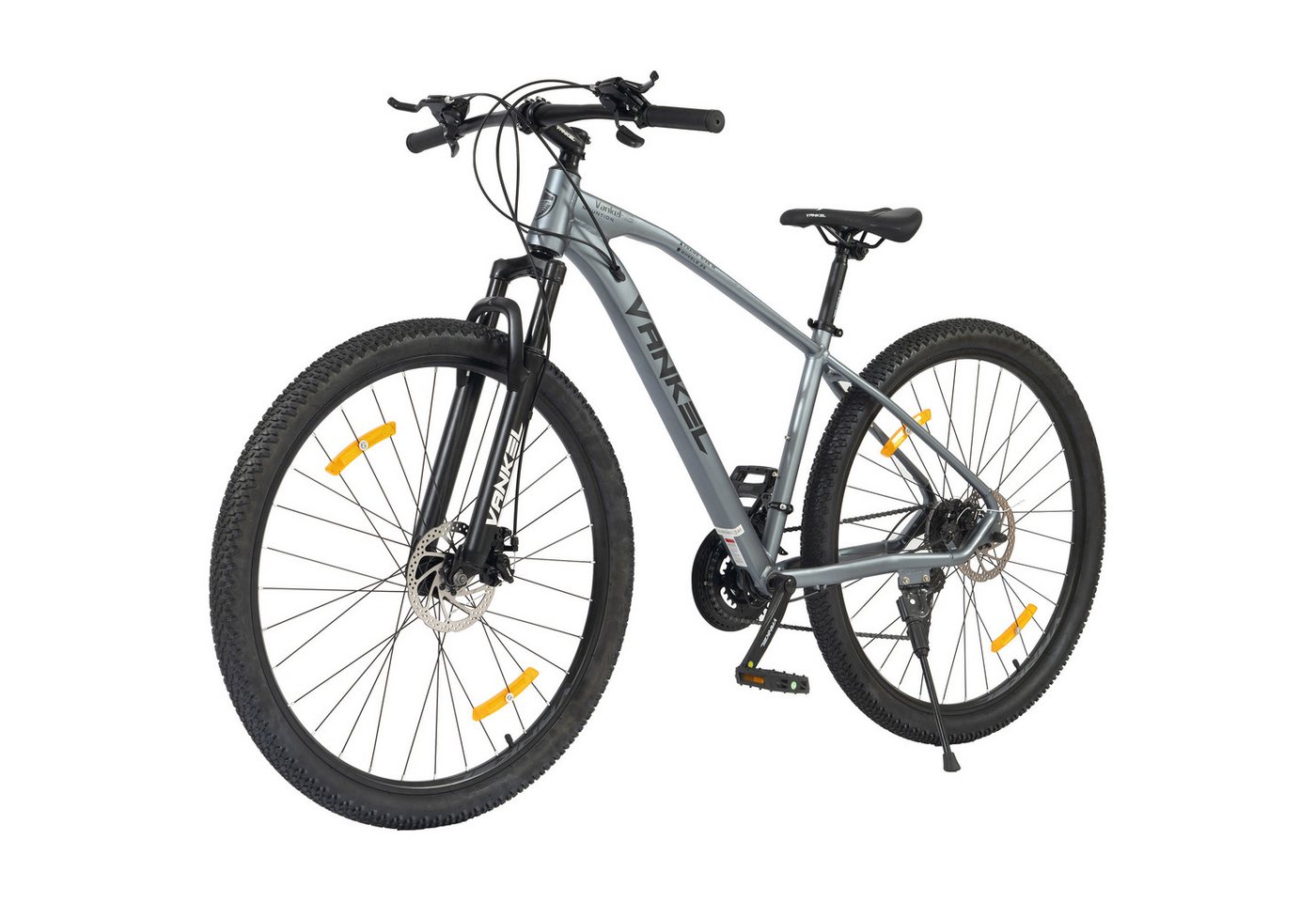Vankel Mountainbike Fahrrad 29 Zoll MTB für Damen und Herren, Shimano 21 Gang, (mit Schutzbleche), Scheibenbremse, Hardtail Fahrrad, ab 160cm geeignet, Kettenschaltung Bild 5